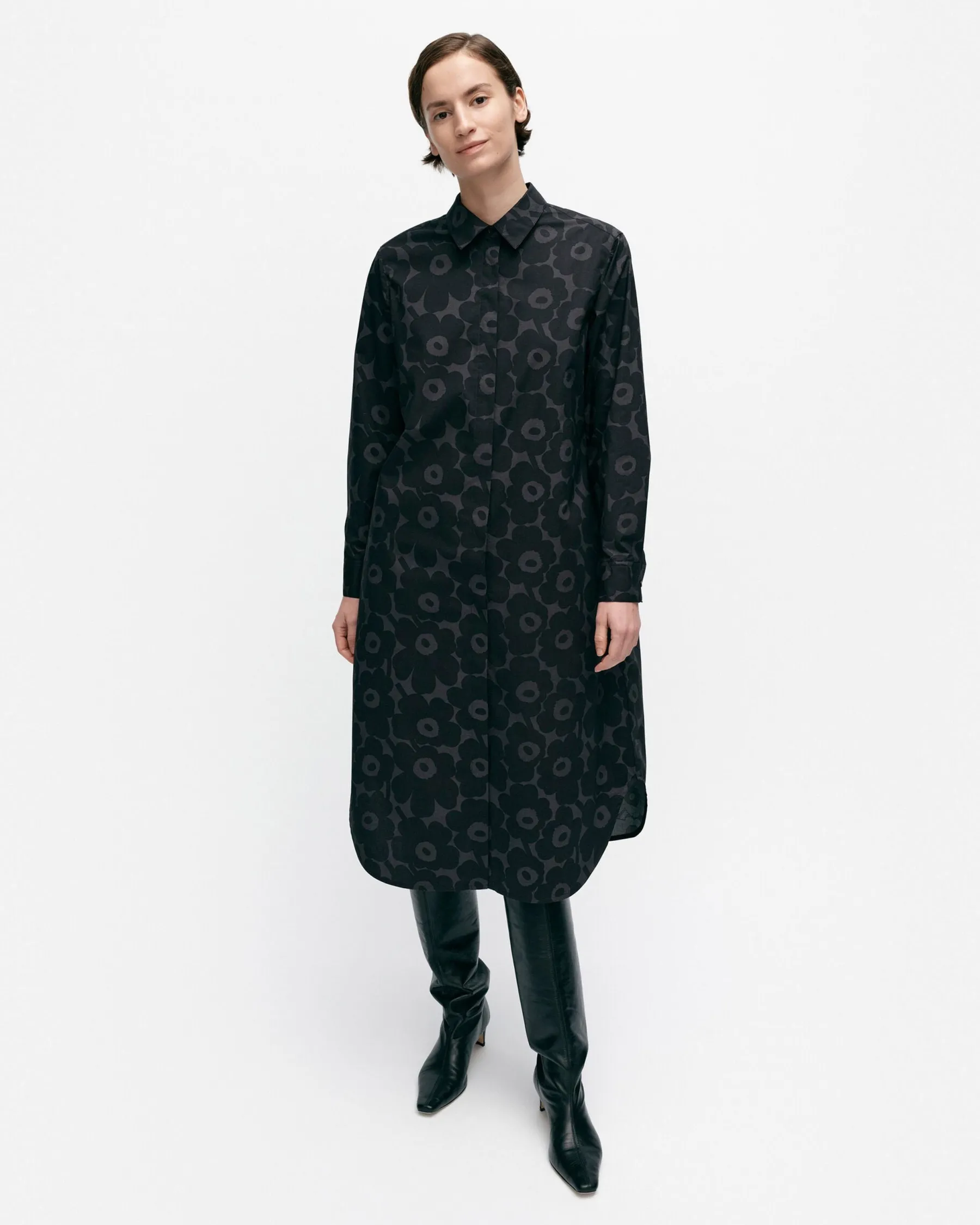 Mekot^Marimekko Askare Mini Unikko Puuvillapopliinimekko