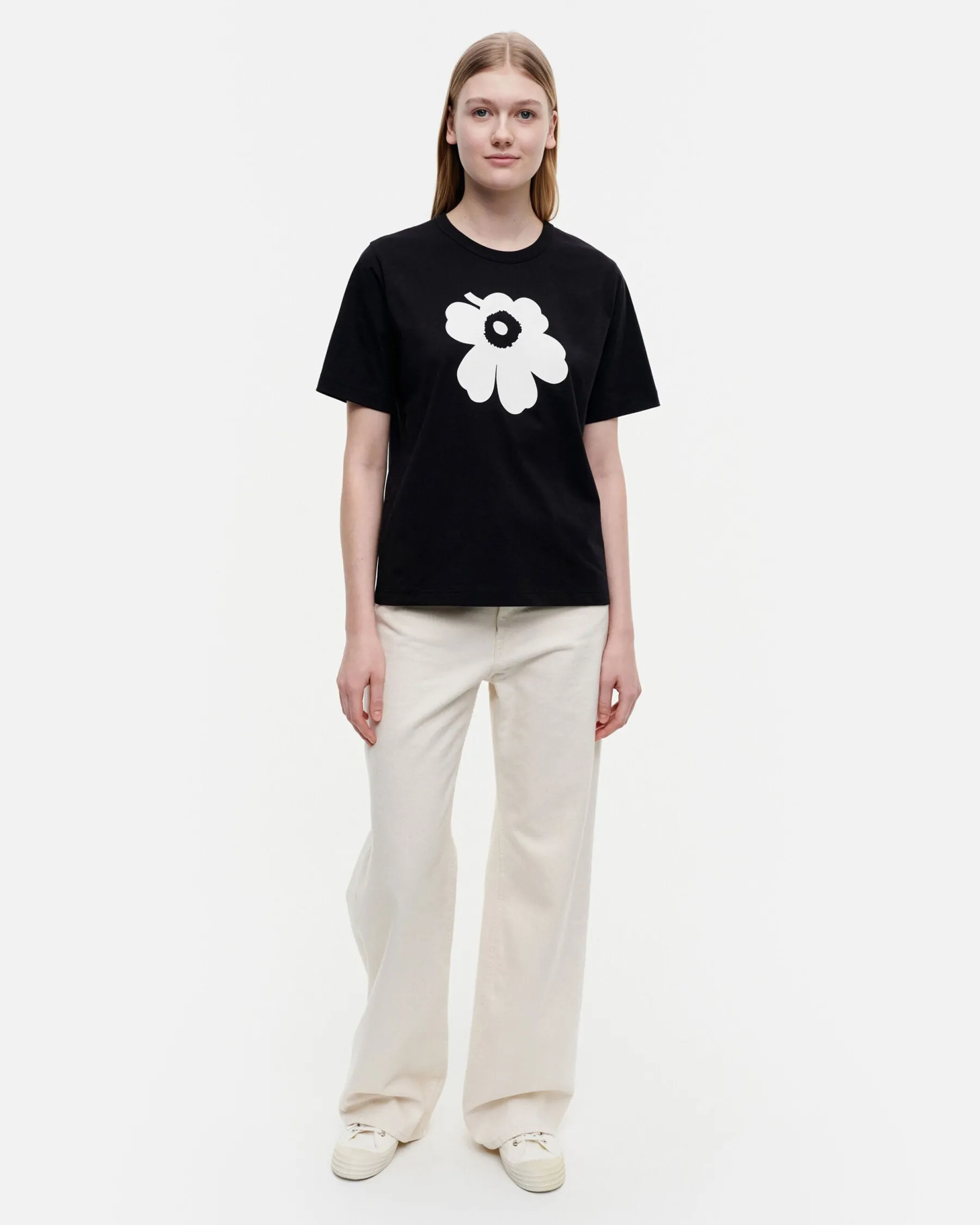 Paidat Ja Tunikat^Marimekko Erna Relaxed Unikko Placement T-Paita