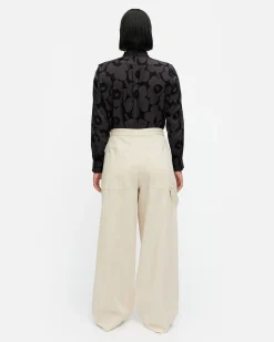 Housut^Marimekko Funktio Solid Puuvillahousut