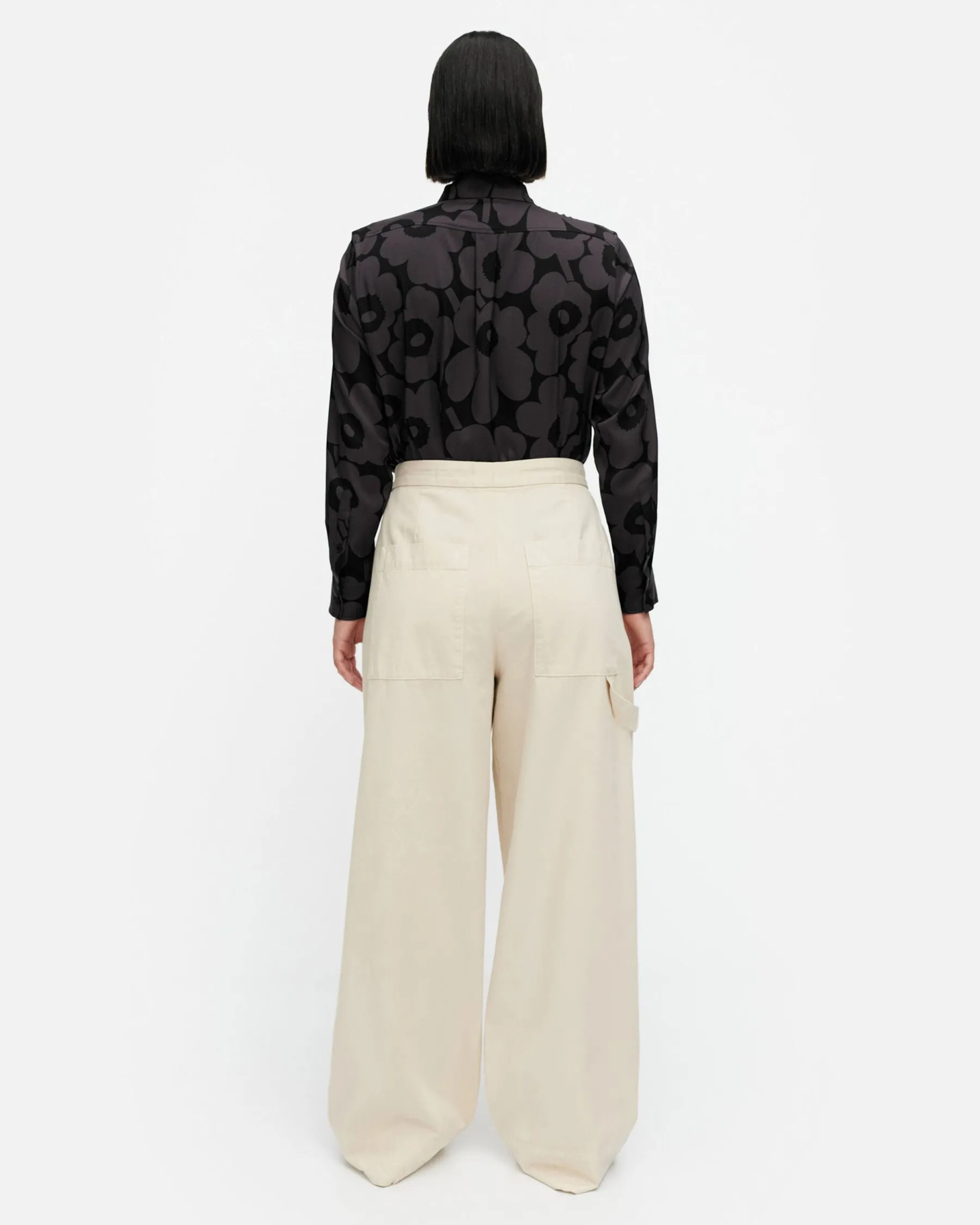 Housut^Marimekko Funktio Solid Puuvillahousut