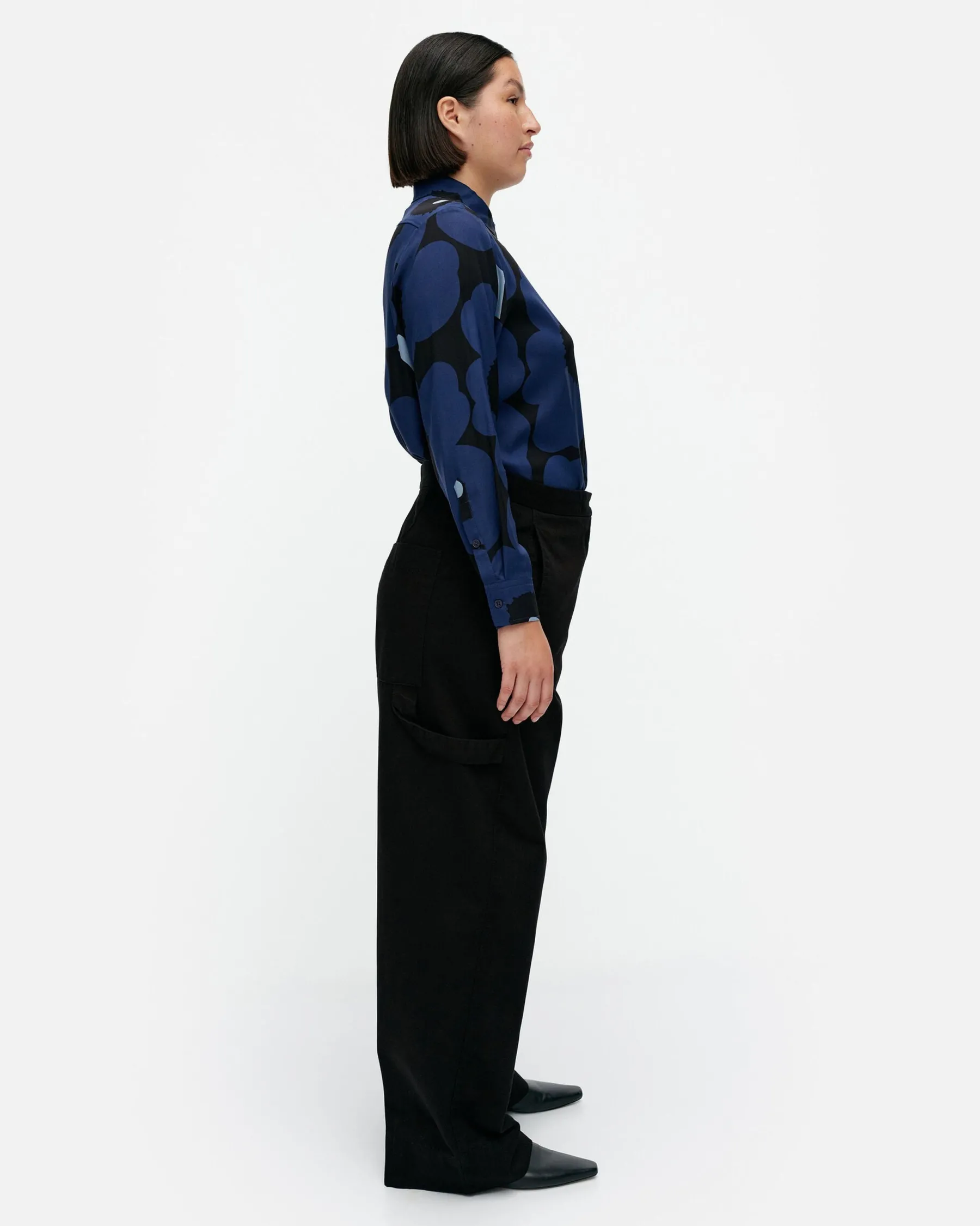 Housut^Marimekko Funktio Solid Puuvillahousut