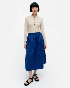 Hameet^Marimekko Garrel Solid Puuvillapopliinihame