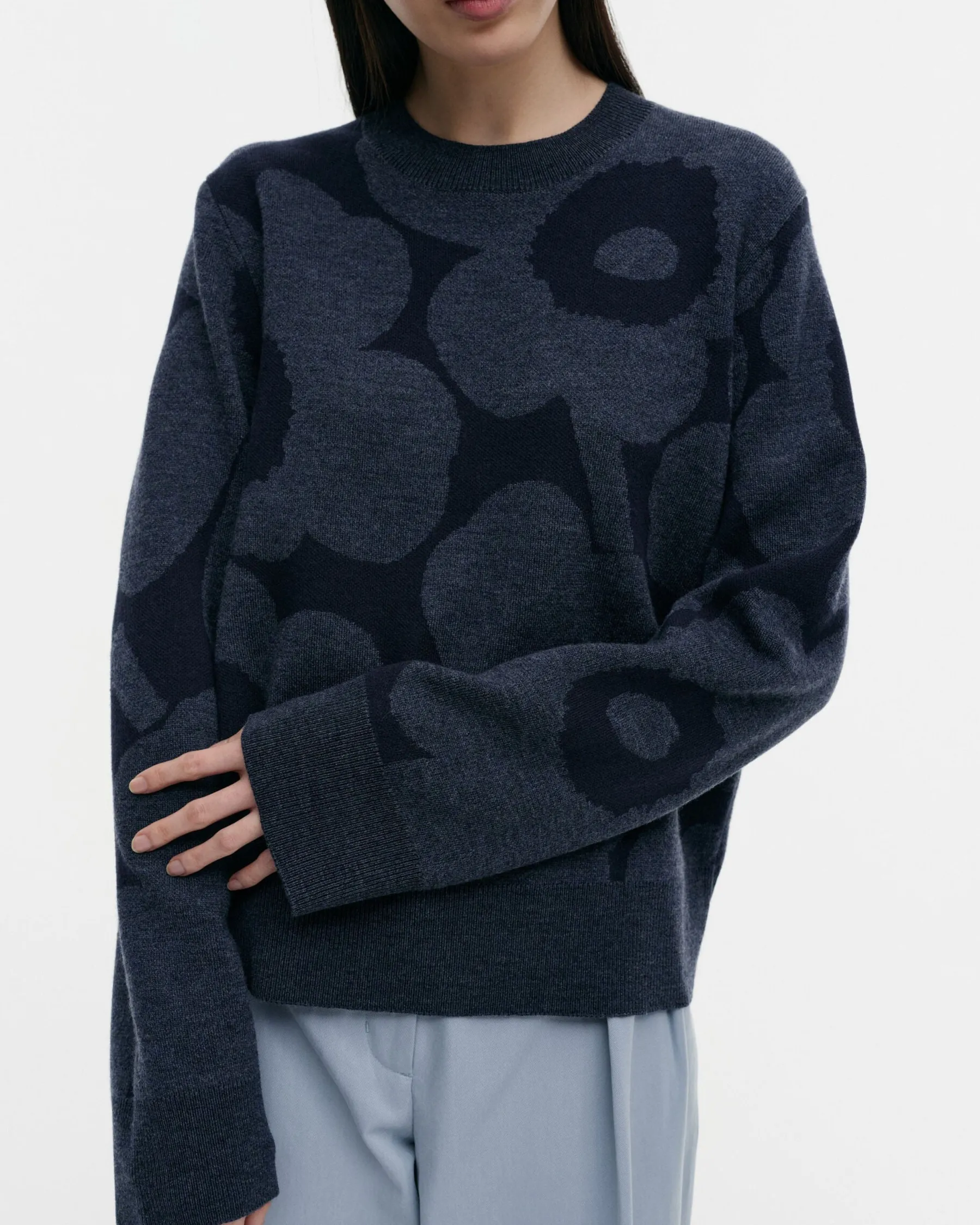 Neuleet^Marimekko Kalotti Unikko Villaneulepusero