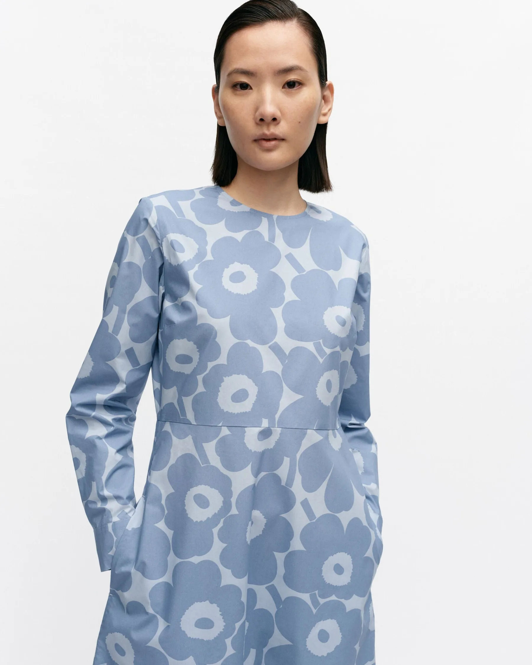 Mekot^Marimekko Katse Unikko Puuvillapopliinimekko