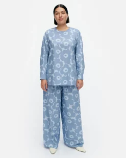 Paidat Ja Tunikat^Marimekko Kehu Unikko Puuvillapopliinipaita