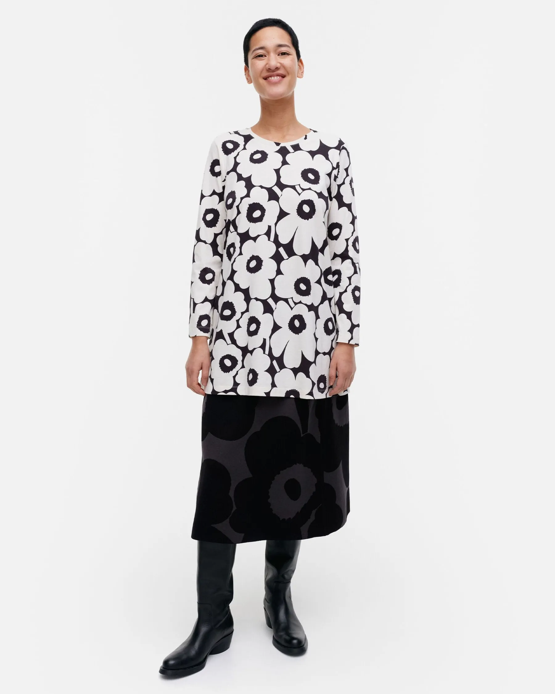 Paidat Ja Tunikat^Marimekko Kevu00E4T Unikko Trikootunika
