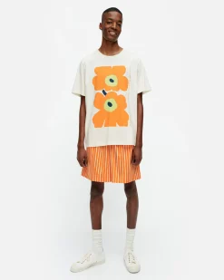 Paidat Ja Tunikat^Marimekko Kioski Embla Unikko Placement T-Paita
