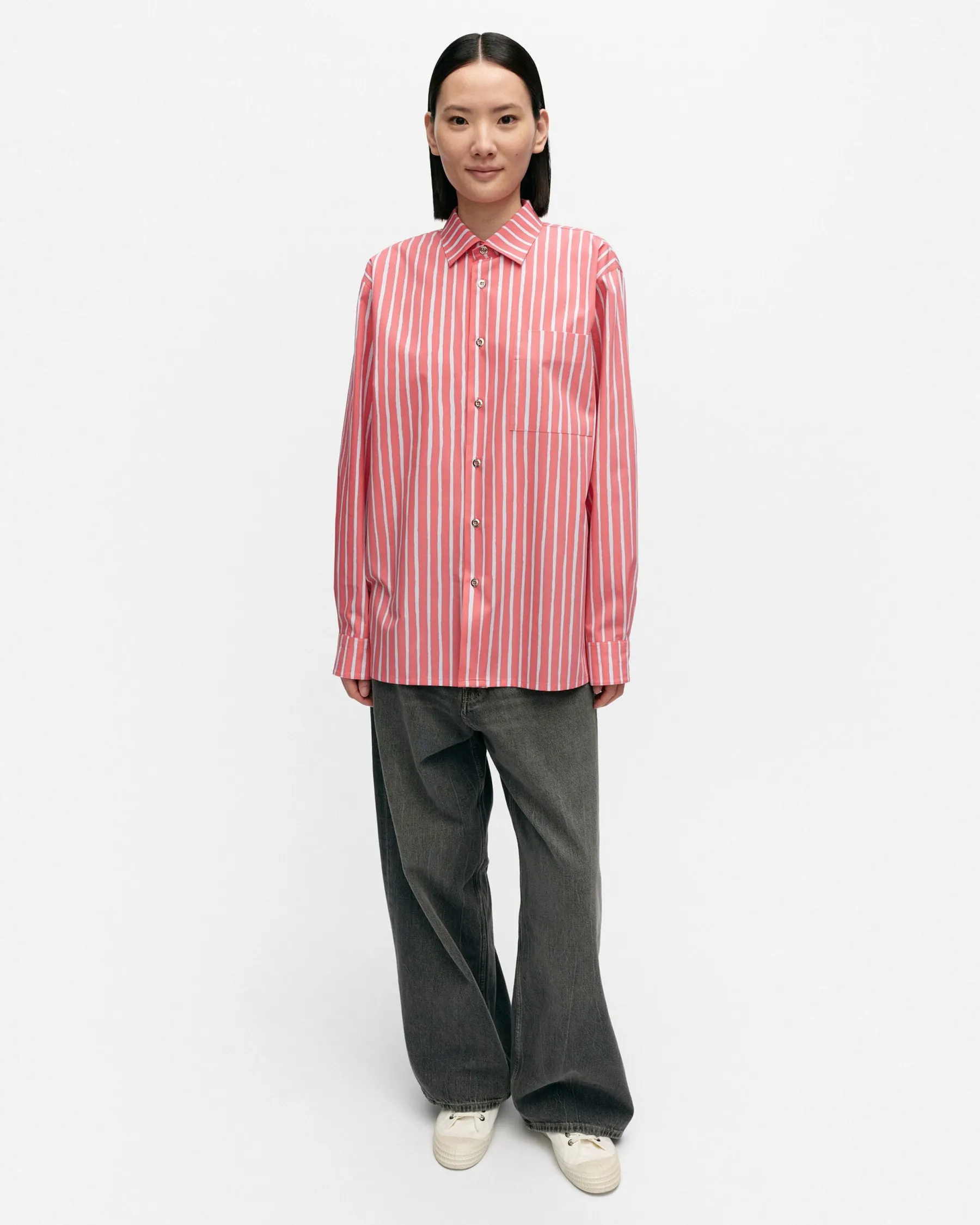 Unisex^Marimekko Kioski Jokapoika Puuvillapaita
