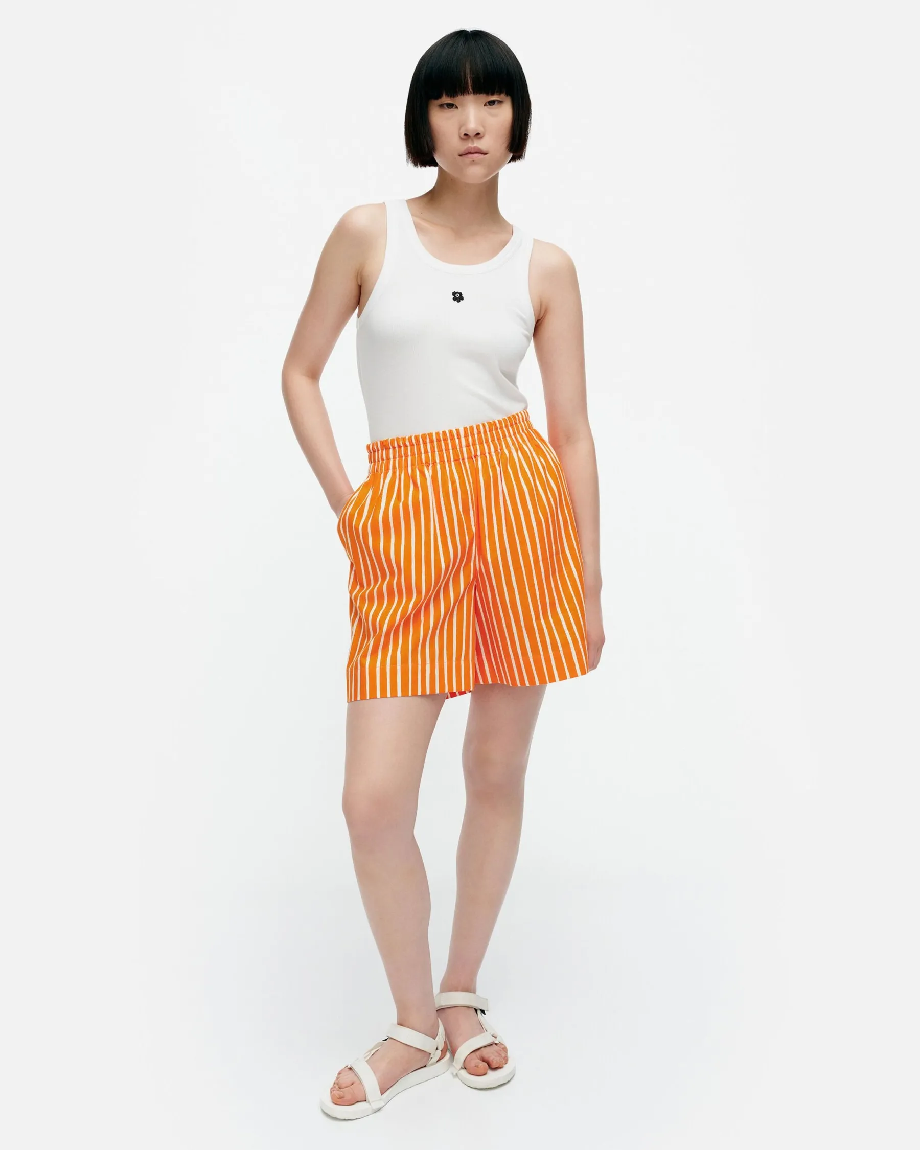 Housut^Marimekko Kioski Jokapoika Shortsit