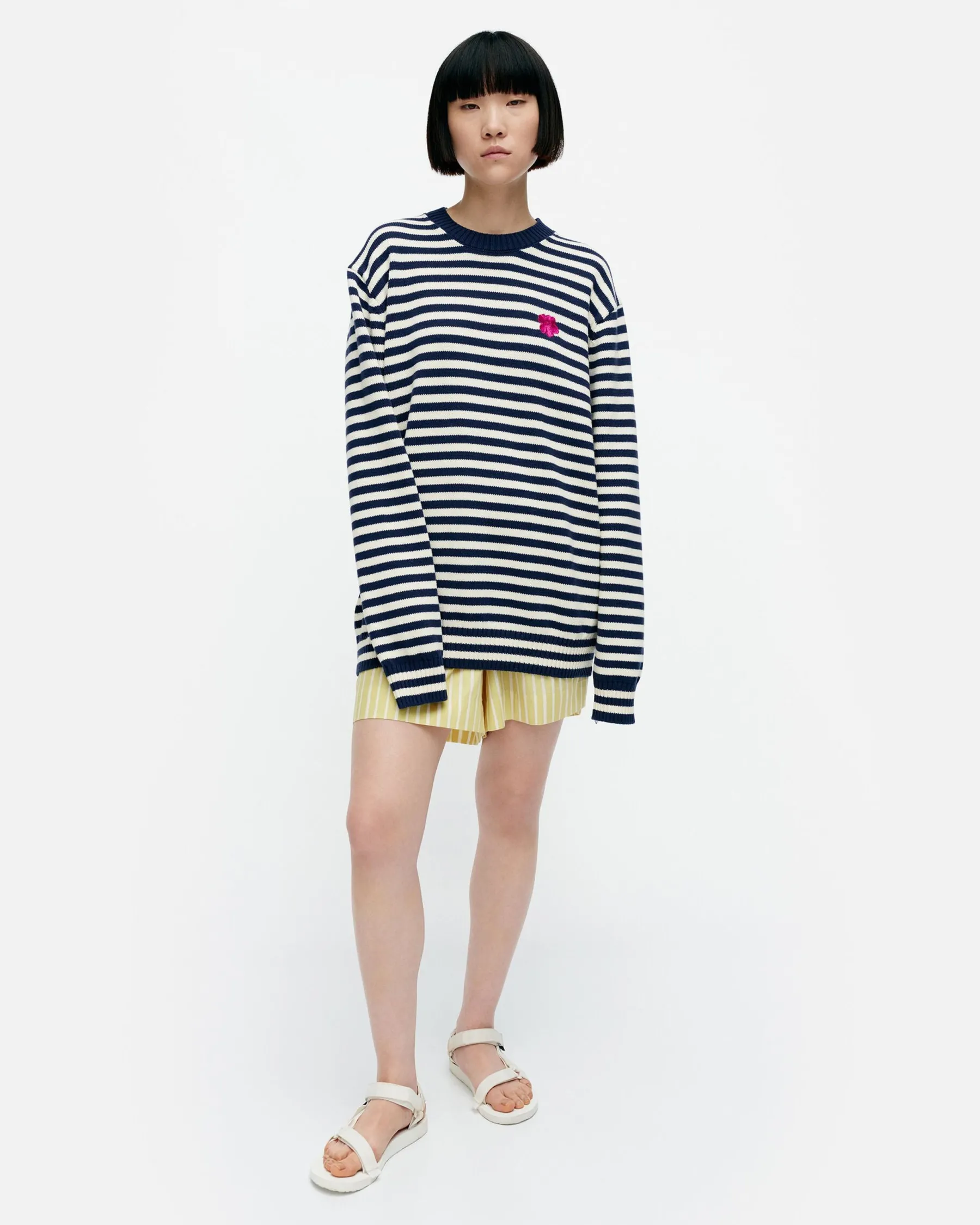 Unisex^Marimekko Kioski Kesu00E4Koju Patja Puuvillaneulepaita