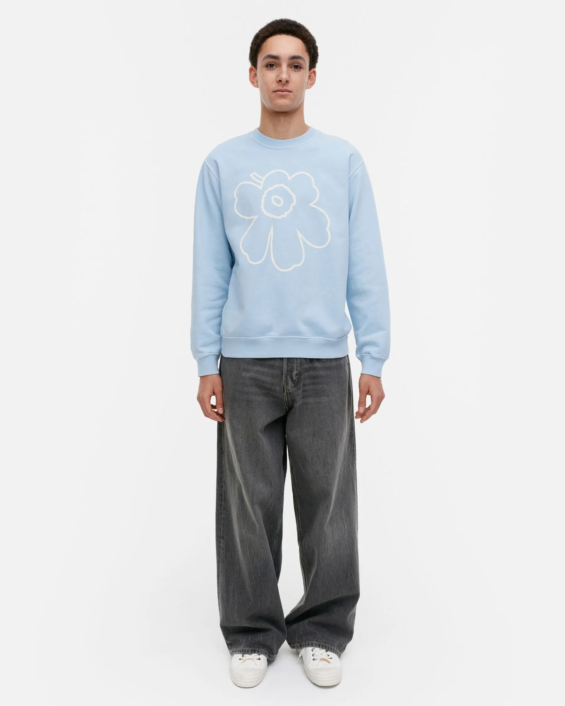 Unisex^Marimekko Kioski Loisto Piirto Unikko Placement Collegepaita