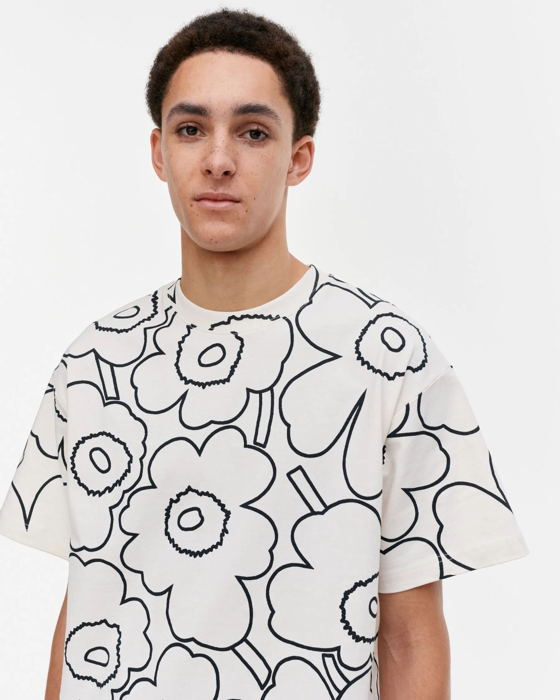 Unisex^Marimekko Kioski Nopeus Pieni Piirto Unikko T-Paita