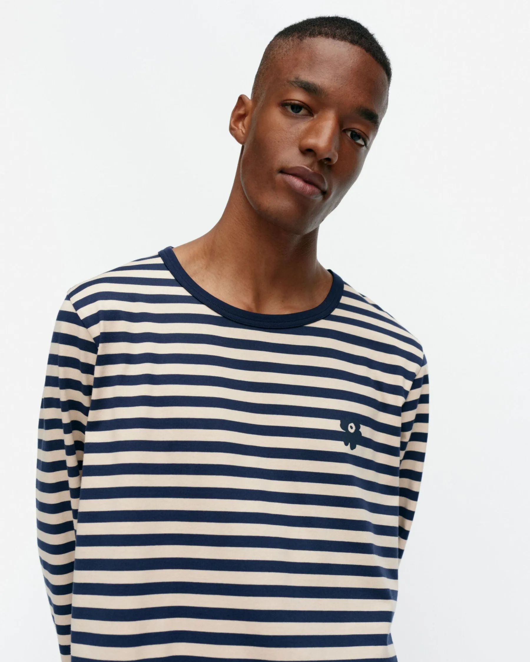 Paidat Ja Tunikat^Marimekko Kioski Tasaraita Men Longsleeve Trikoopaita