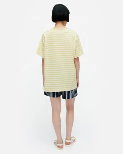 Paidat Ja Tunikat^Marimekko Kioski Tasaraita Men Shortsleeve T-Paita