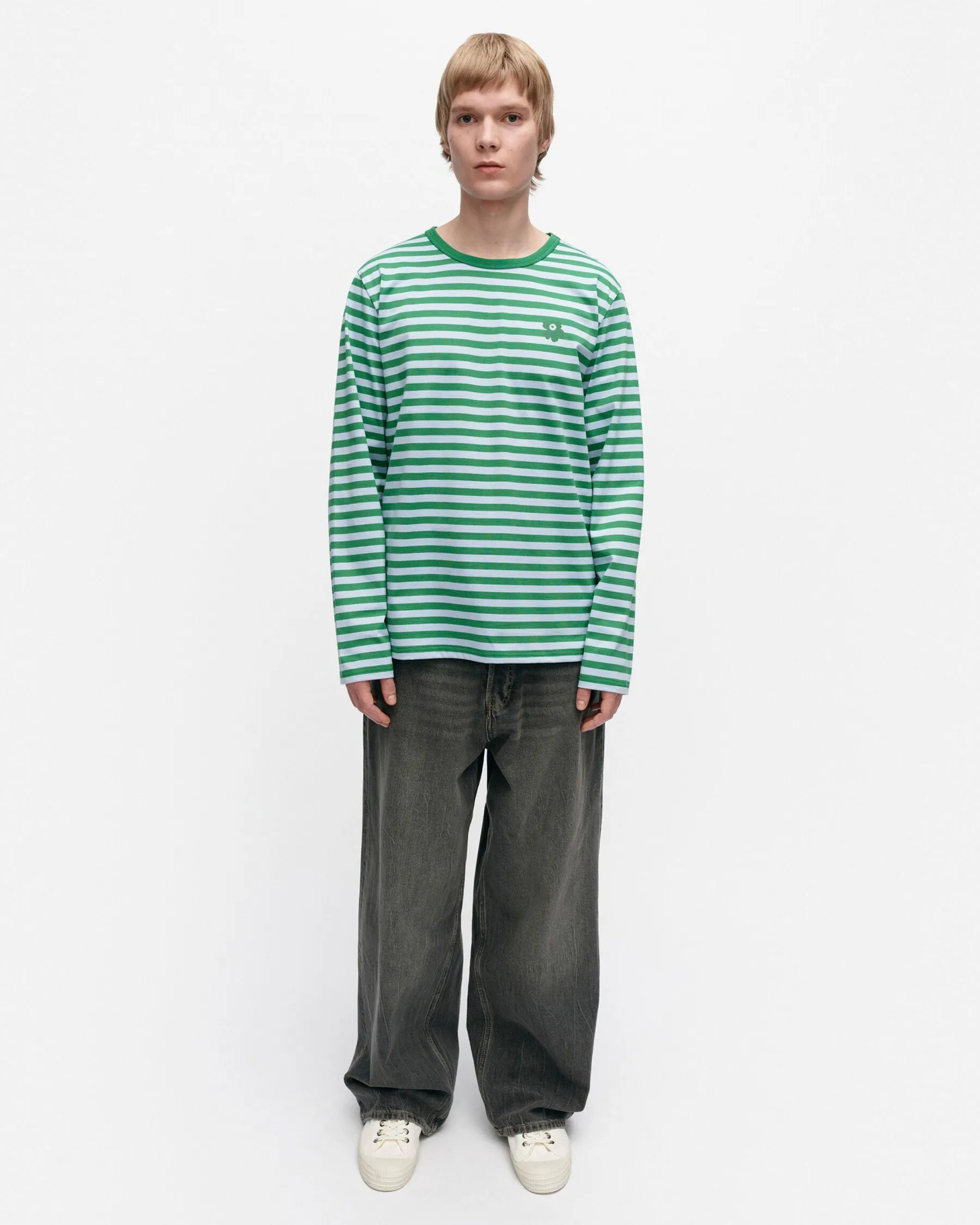Paidat Ja Tunikat^Marimekko Kioski Tasaraita Menu00B4S Longsleeve Trikoopaita