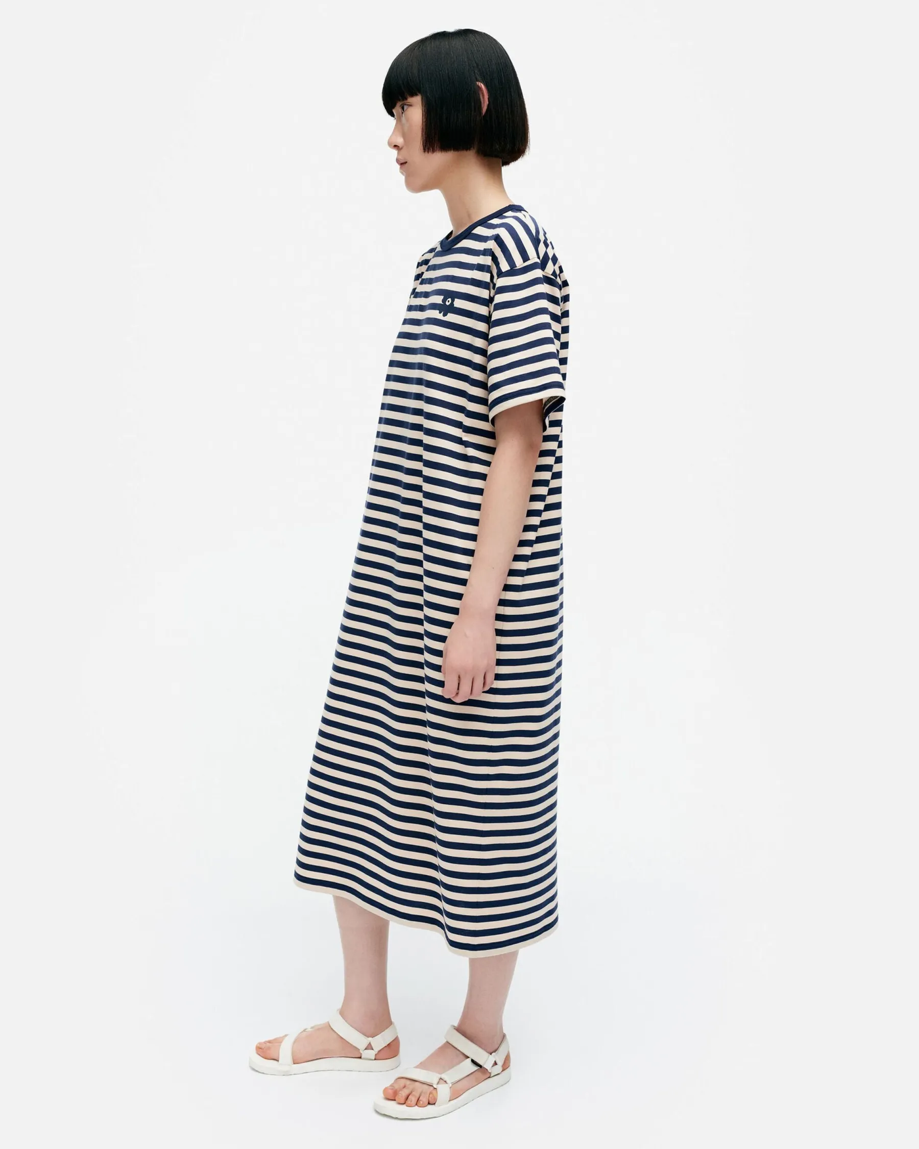 Mekot^Marimekko Kioski Tasaraita Oversized Trikoomekko