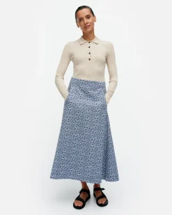 Hameet^Marimekko Koski Unikko Puuvillahame
