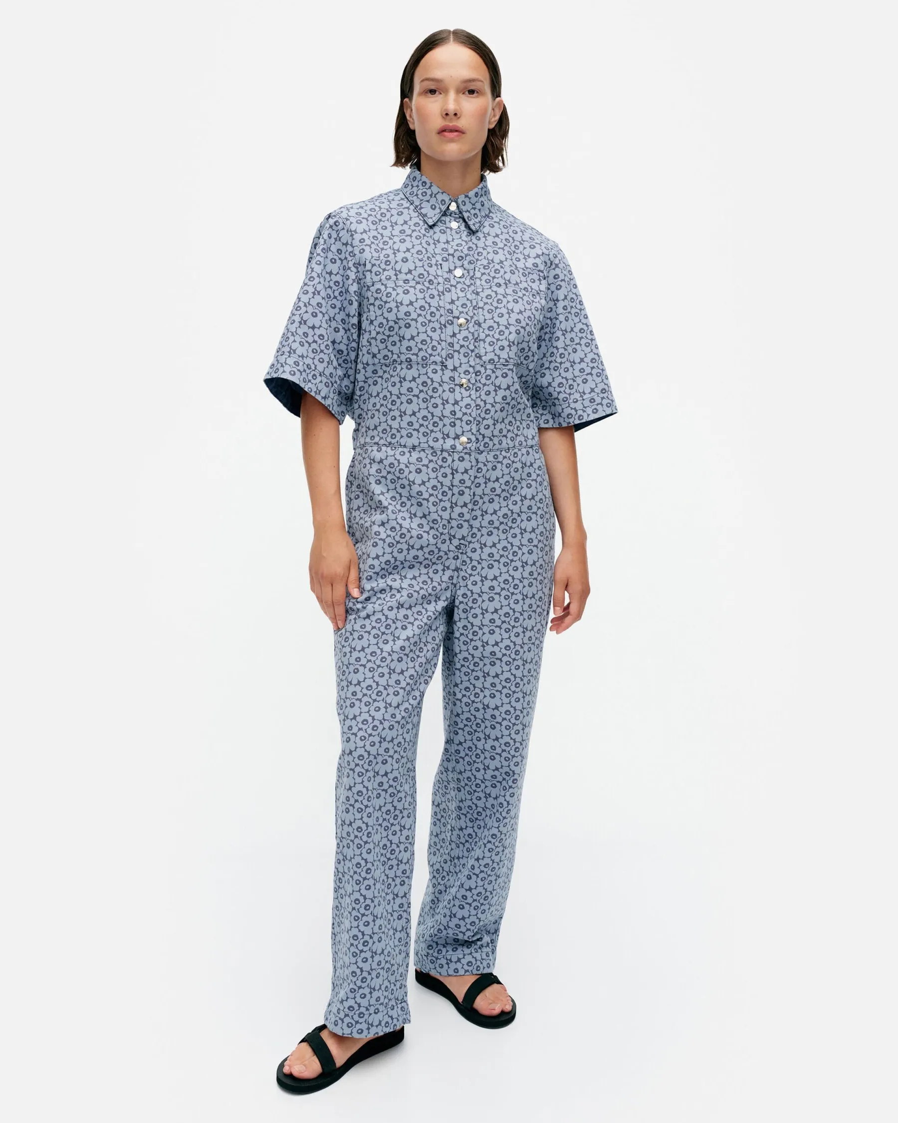 Paidat Ja Tunikat^Marimekko Kukkein Unikko Puuvillahaalari