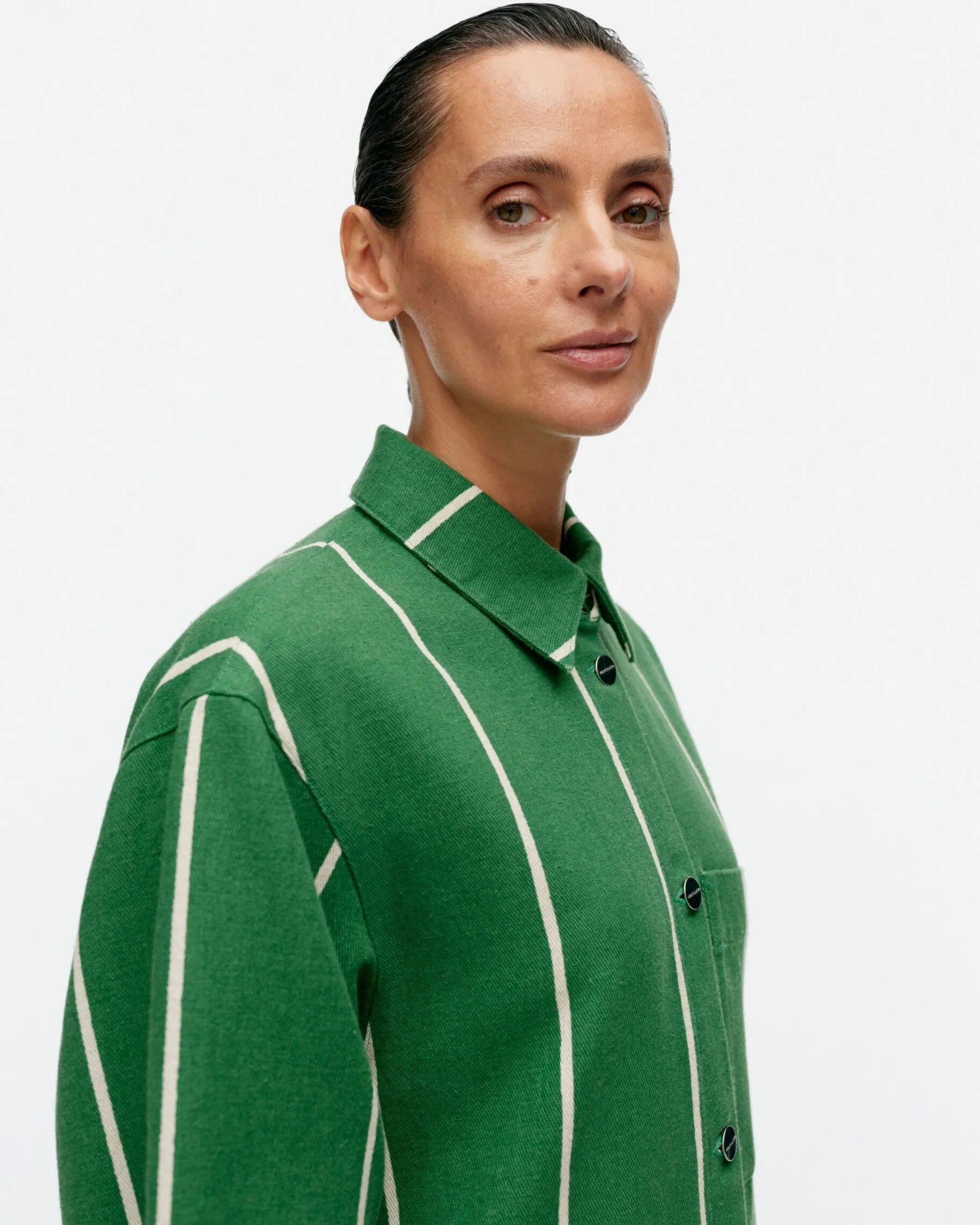 Paidat Ja Tunikat^Marimekko Kulmat Vesi Puuvillapellavapaitatakki