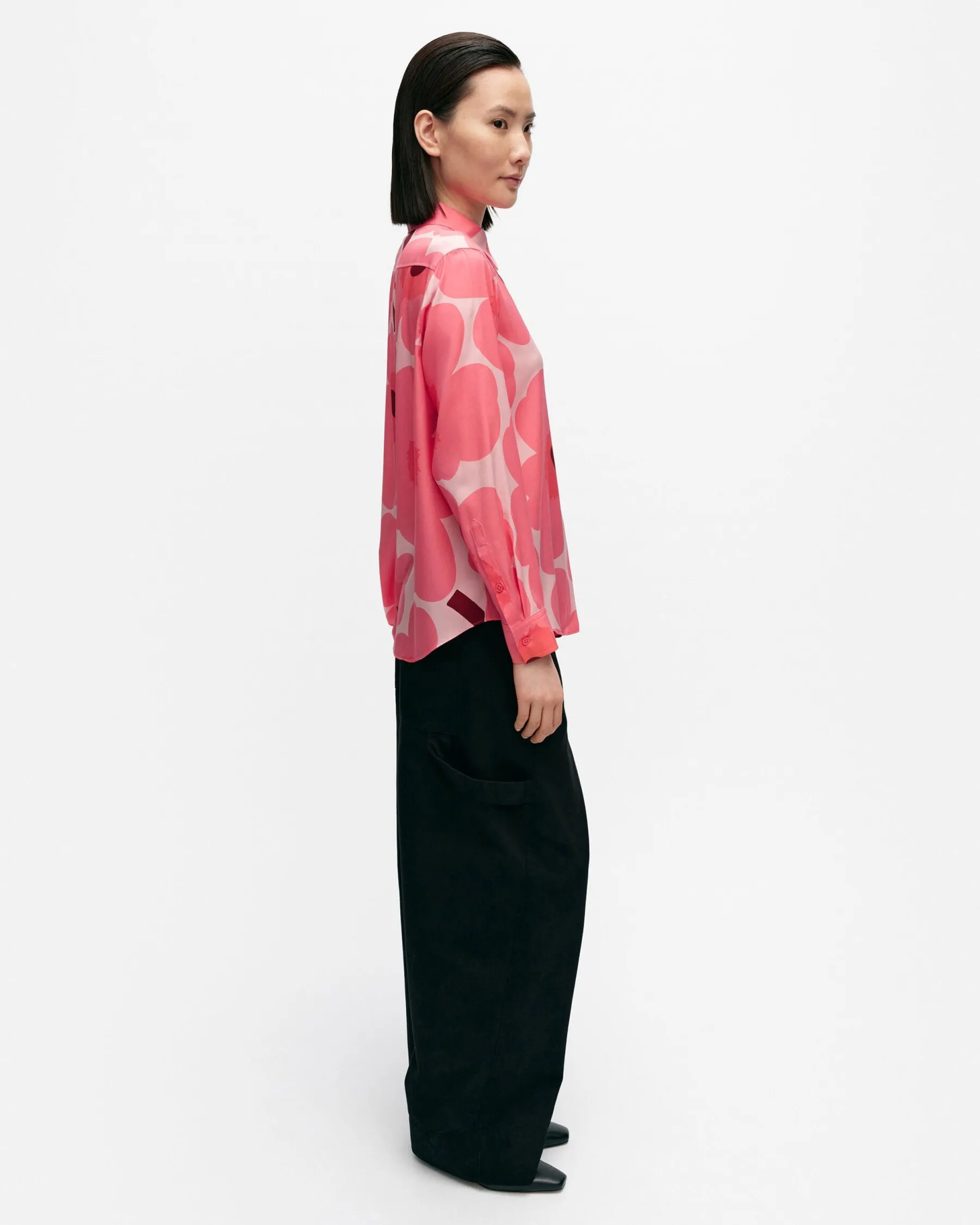 Paidat Ja Tunikat^Marimekko Maija Unikko Silkkipaita
