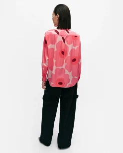 Paidat Ja Tunikat^Marimekko Maija Unikko Silkkipaita