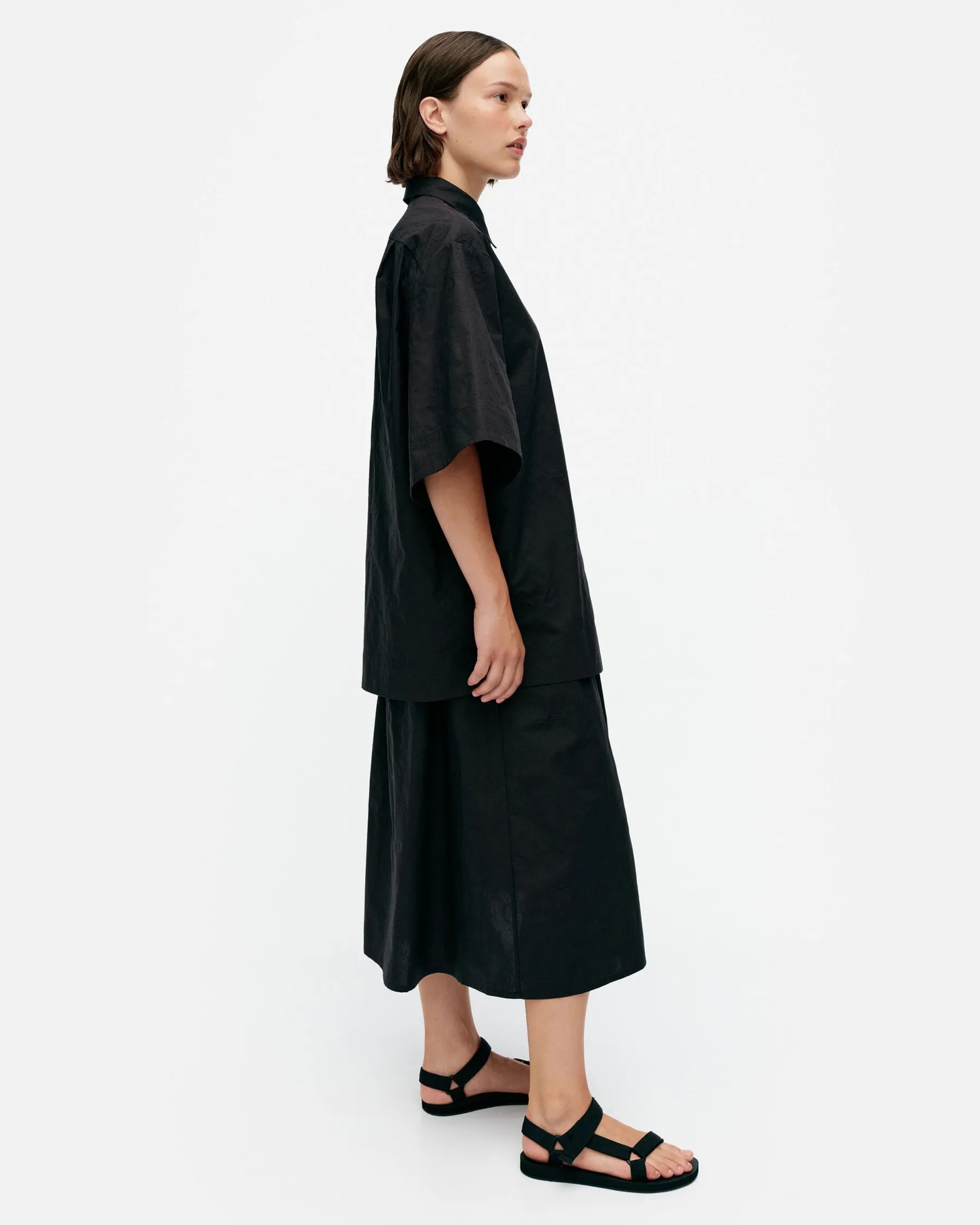 Paidat Ja Tunikat^Marimekko Meara Mini Unikko Puuvillapopliinitunika