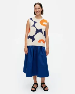 Paidat Ja Tunikat^Marimekko Pioneeri Unikko Puuvillaneuleliivi