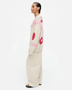Neuleet^Marimekko Pu00E4Ivu00E4 Unikko Puuvillaneulepusero