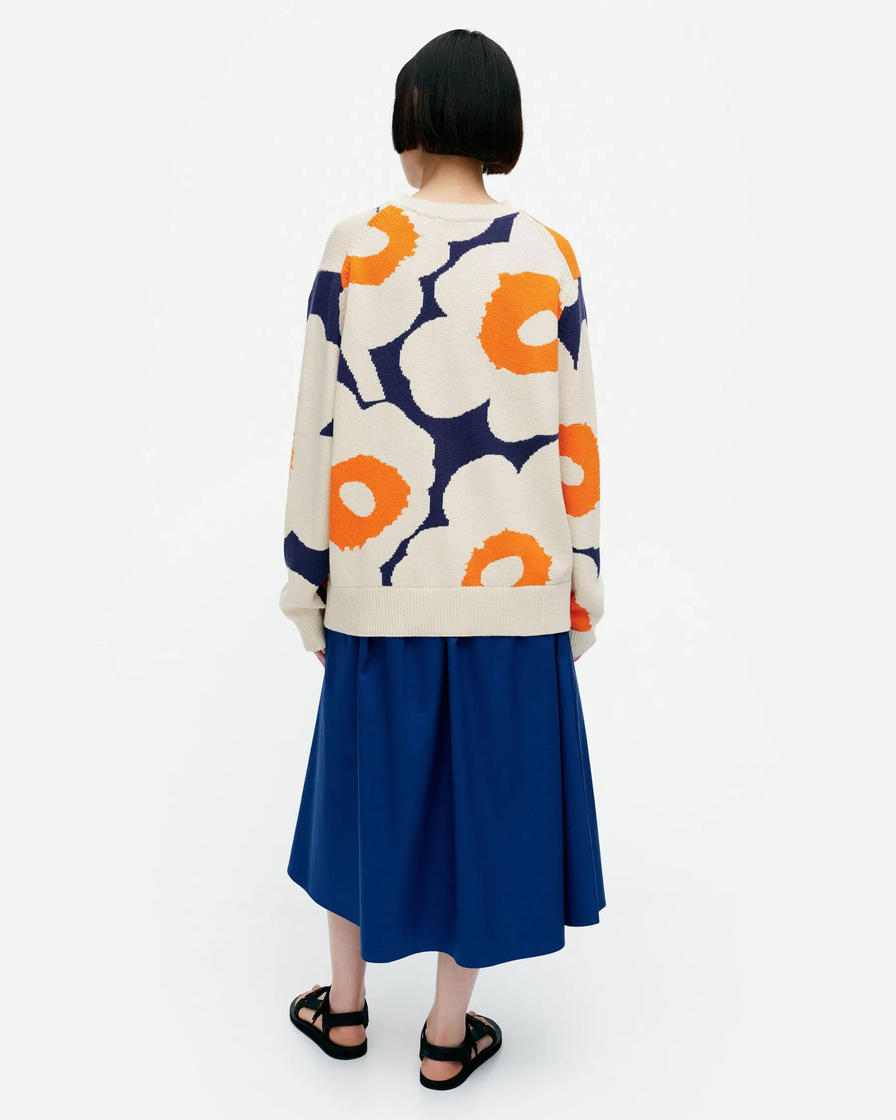 Paidat Ja Tunikat^Marimekko Pu00E4Ivu00E4 Unikko Puuvillaneulepusero