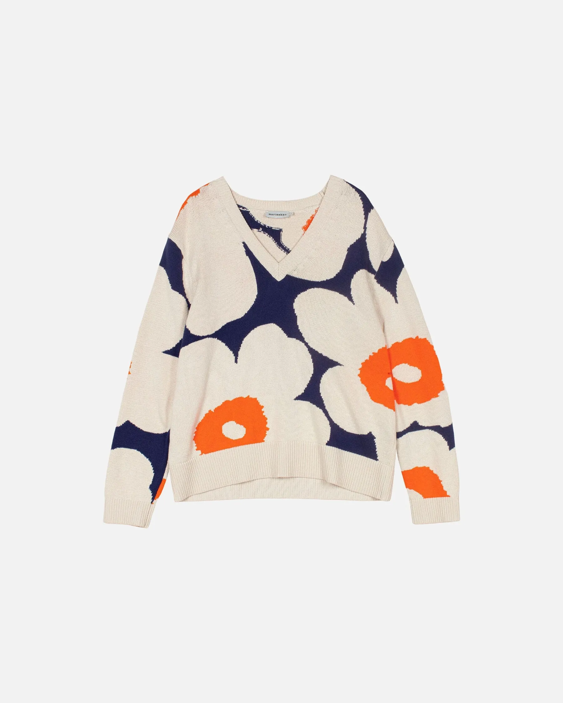 Neuleet^Marimekko Pu00E4Ivu00E4 Unikko Puuvillaneulepusero