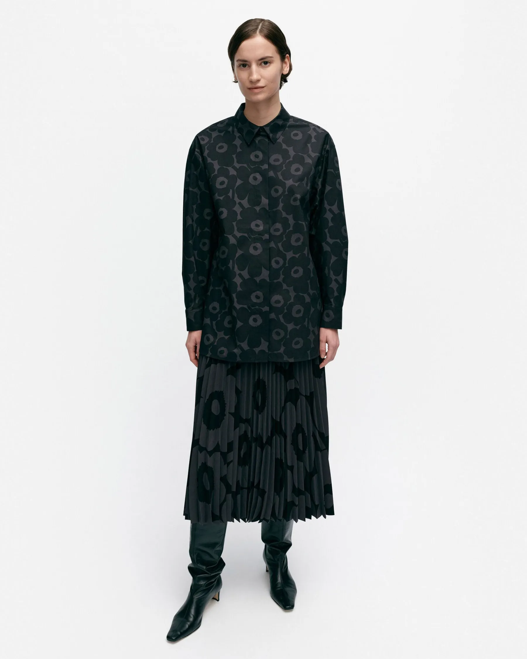 Paidat Ja Tunikat^Marimekko Ruoste Mini Unikko Puuvillapopliinipaita