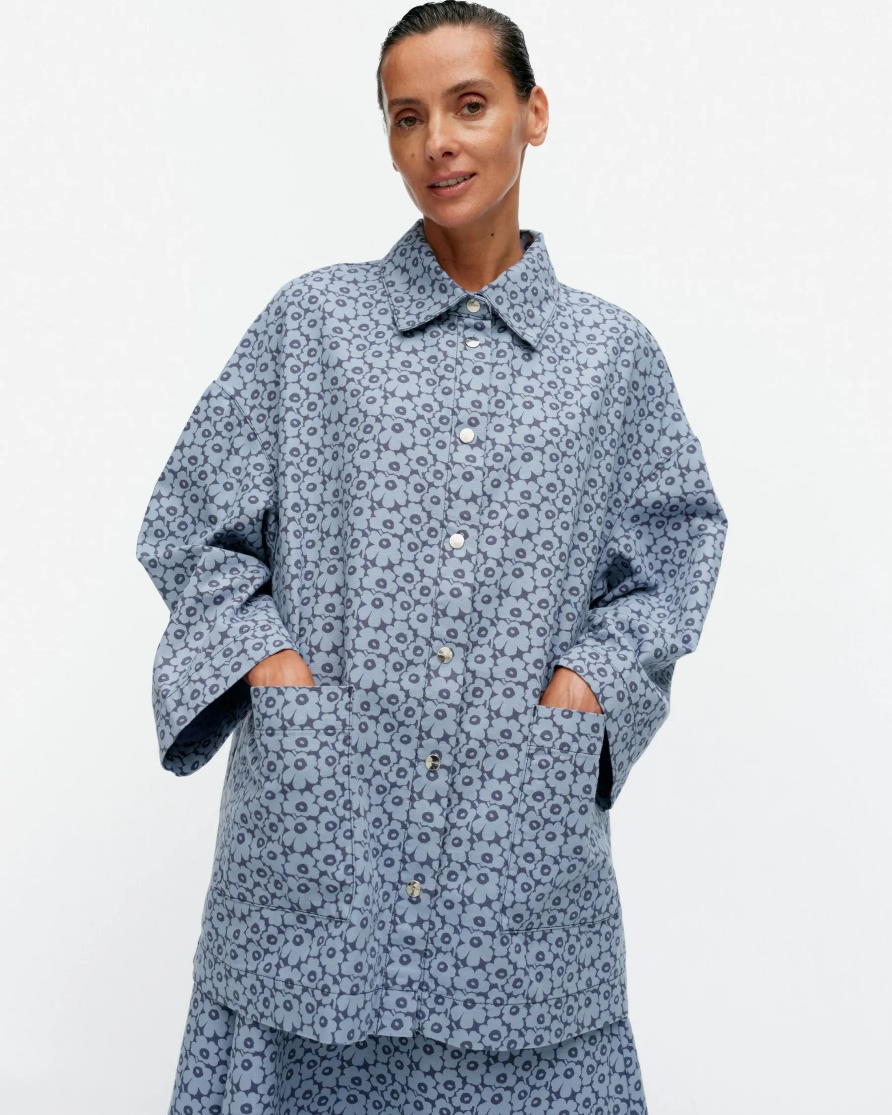 Paidat Ja Tunikat^Marimekko Sumu Unikko Puuvillapaitatakki