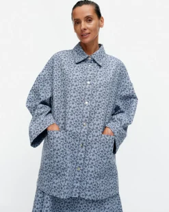 Takit Ja Jakut^Marimekko Sumu Unikko Puuvillapaitatakki