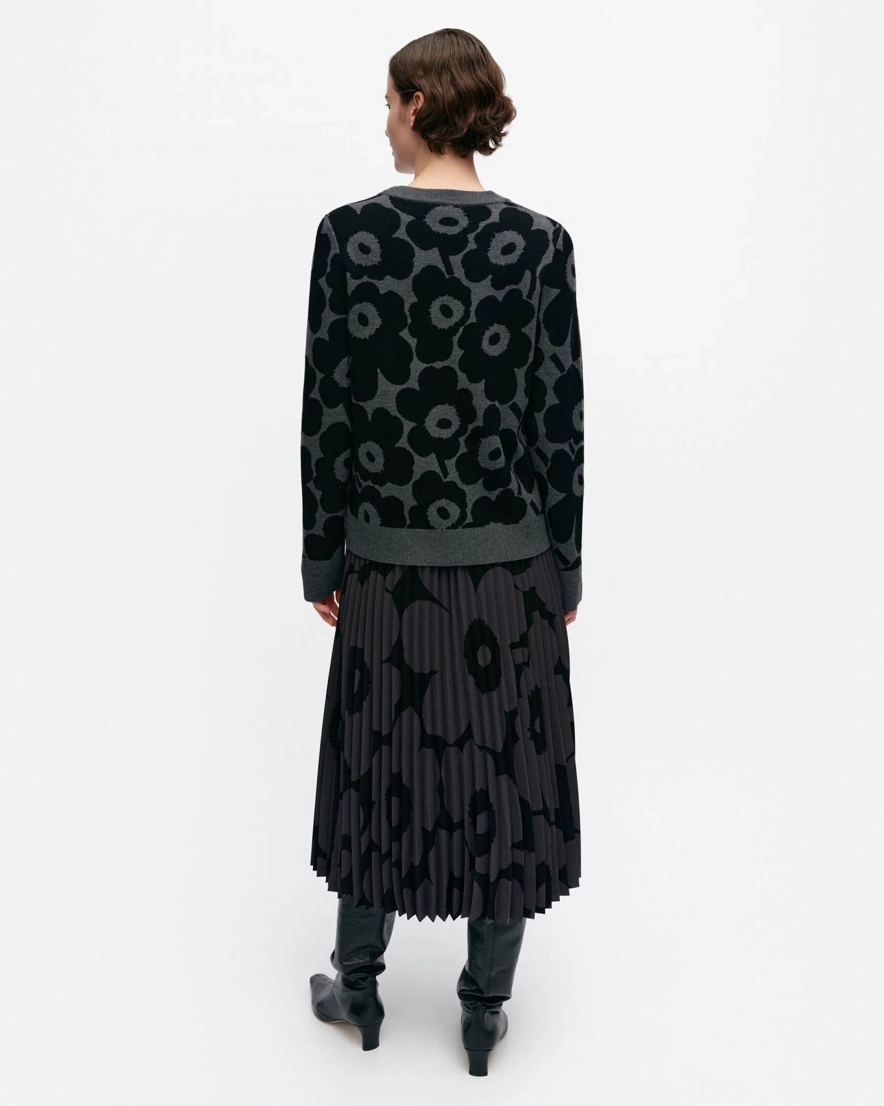 Neuleet^Marimekko Tahti Unikko Villaneulepusero