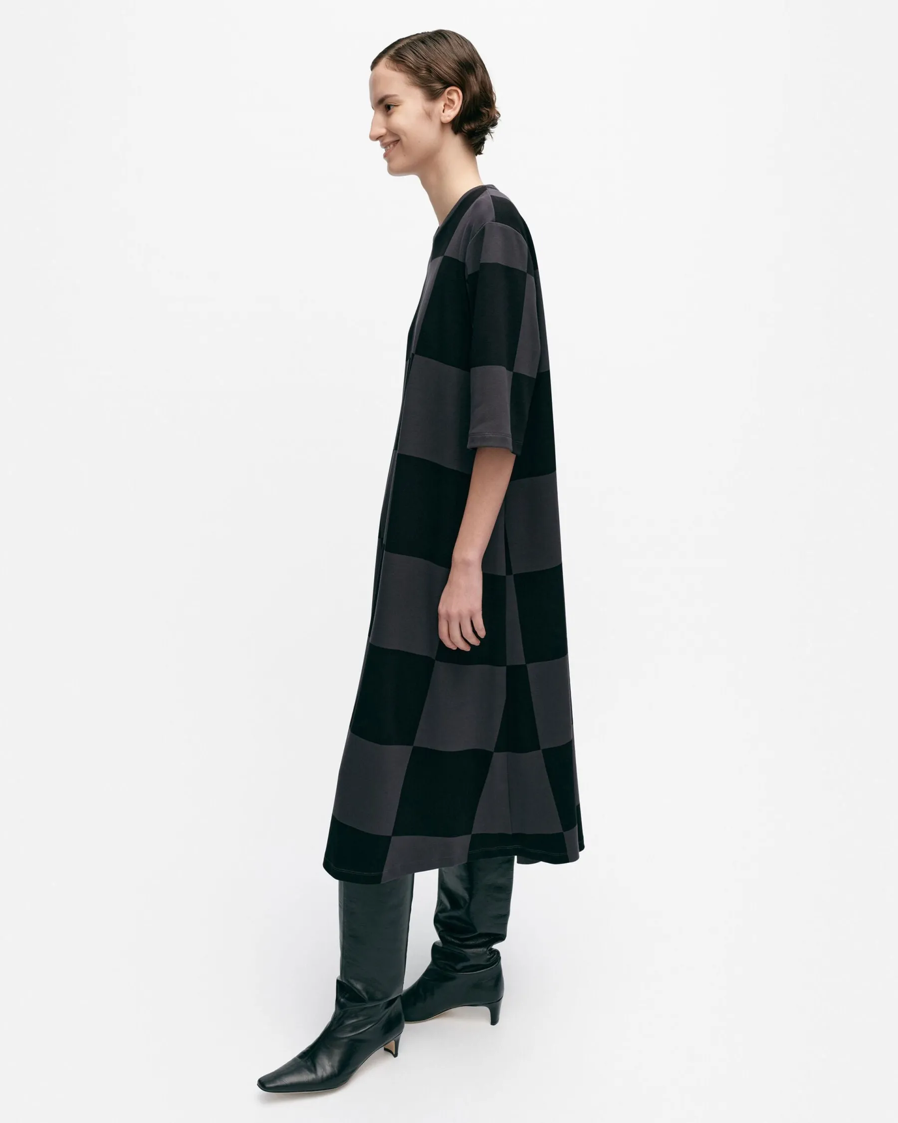 Mekot^Marimekko Tangentti Kukko Ja Kana Trikoomekko