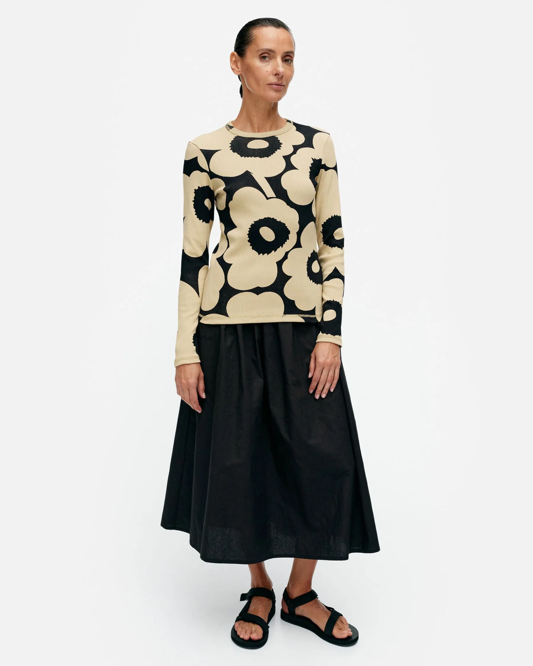 Paidat Ja Tunikat^Marimekko Tulva Unikko Ribbipaita
