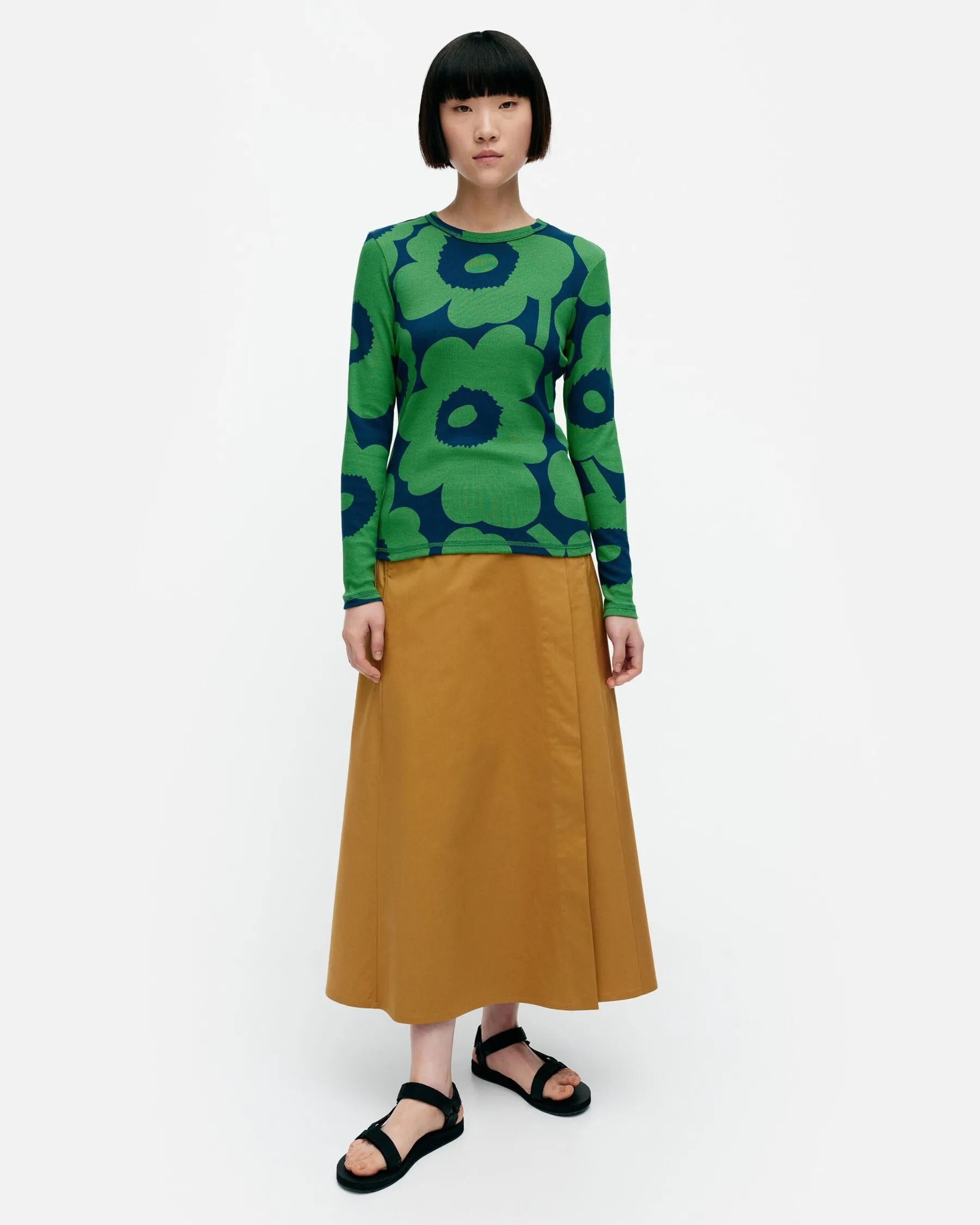 Paidat Ja Tunikat^Marimekko Tulva Unikko Ribbipaita