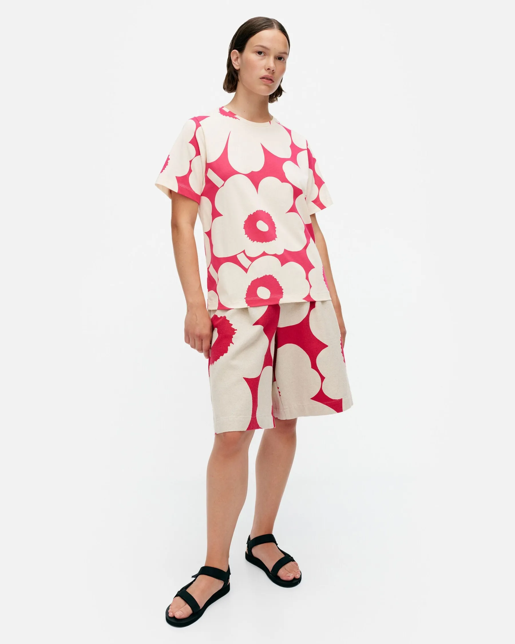 Paidat Ja Tunikat^Marimekko Tunnit Unikko T-Paita
