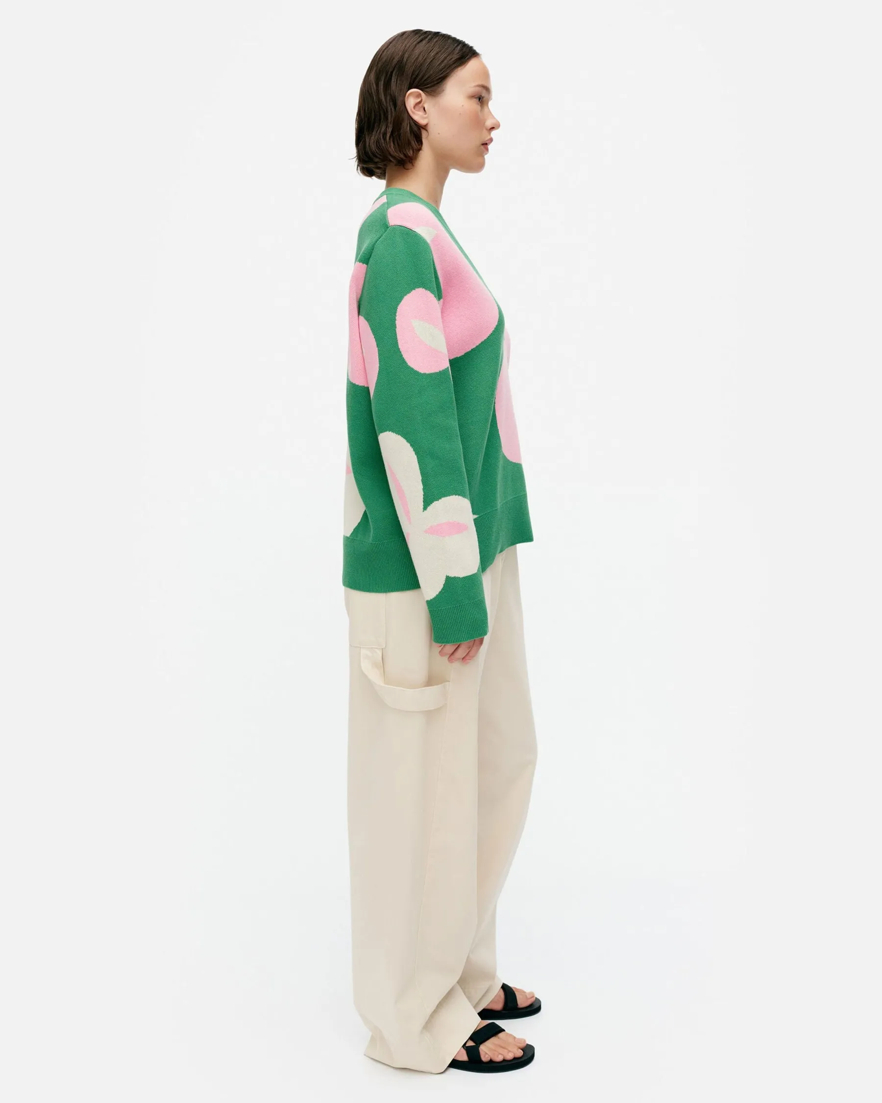 Paidat Ja Tunikat^Marimekko Viuhko Poiminto Puuvillaneulepusero