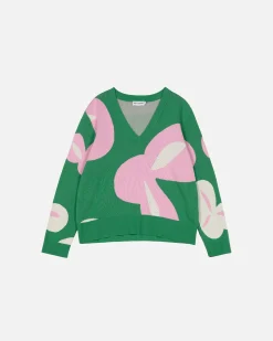 Neuleet^Marimekko Viuhko Poiminto Puuvillaneulepusero